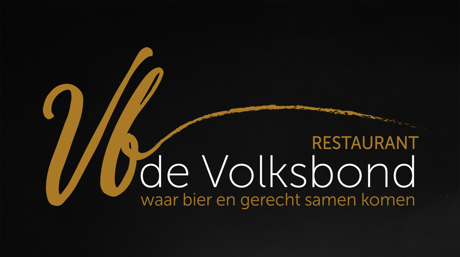 Lina Design Logo Restaurant De Volksbond